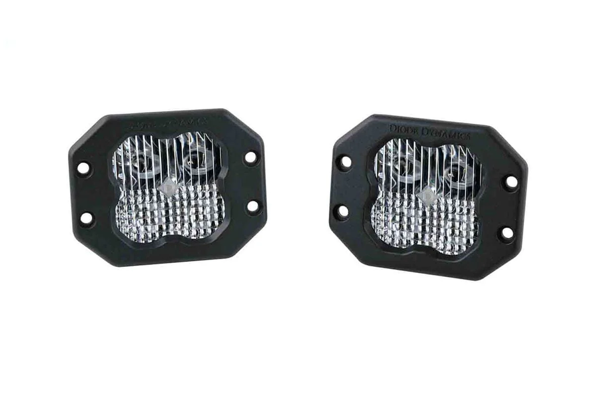 Diode Dynamics Stage Series 3” SAE/DOT White Sport Flush Mount LED Pod - Pair - Image 7