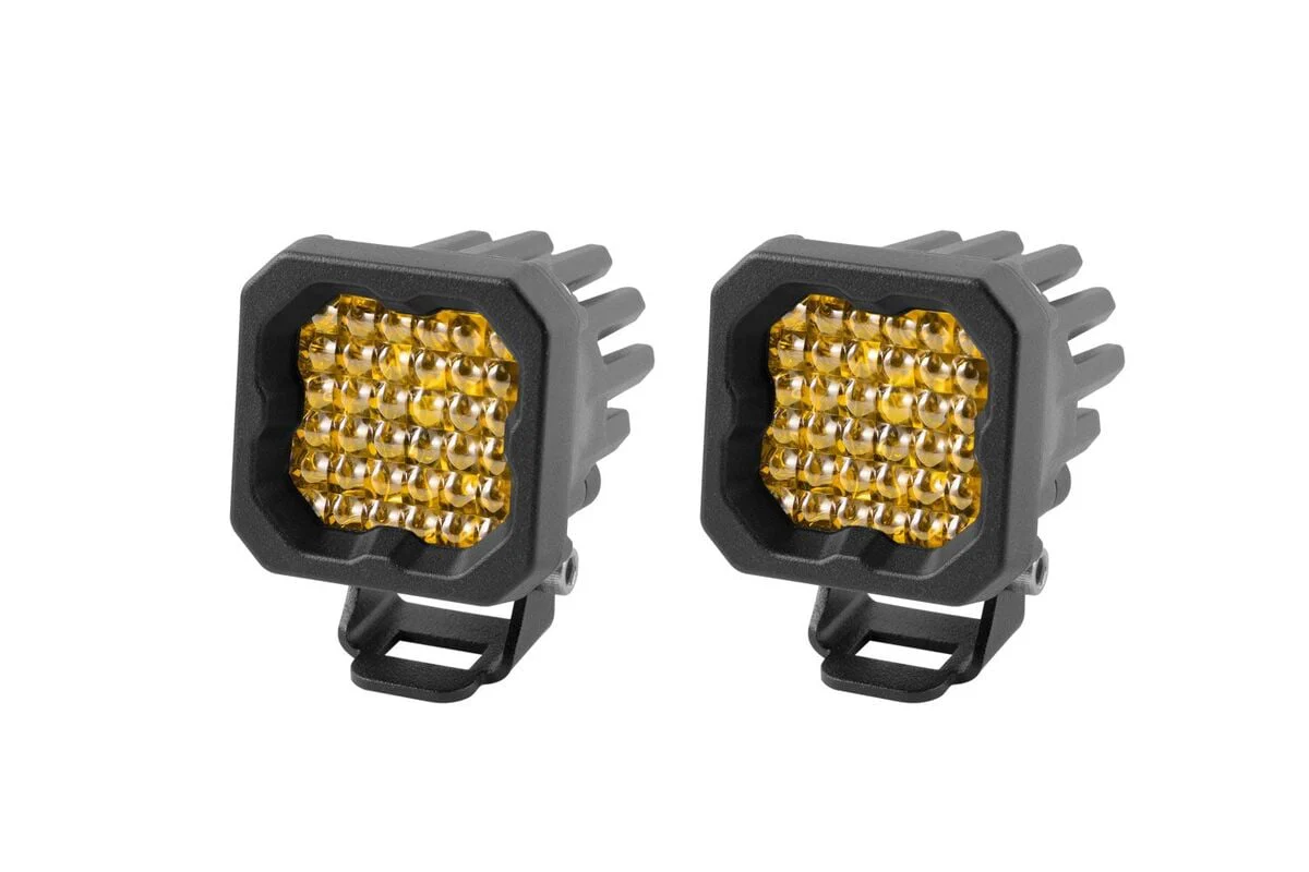 Diode Dynamics Stage Series C1 Yellow Pro Standard LED Pod - Pair - Image 9