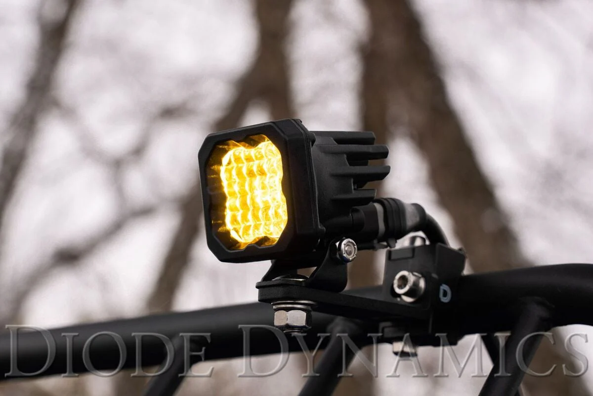 Diode Dynamics Stage Series C1 Yellow Pro Standard LED Pod - Single - Image 3