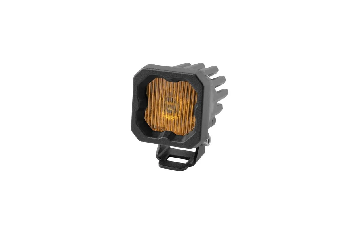Diode Dynamics Stage Series C1 Yellow SAE Fog Standard LED Pod - Single - Image 4