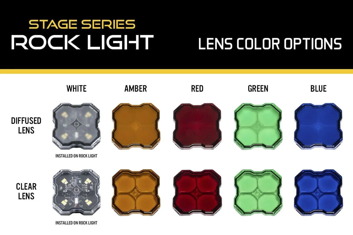 Diode Dynamics Stage Series Rock Light Lens - Single - Image 3