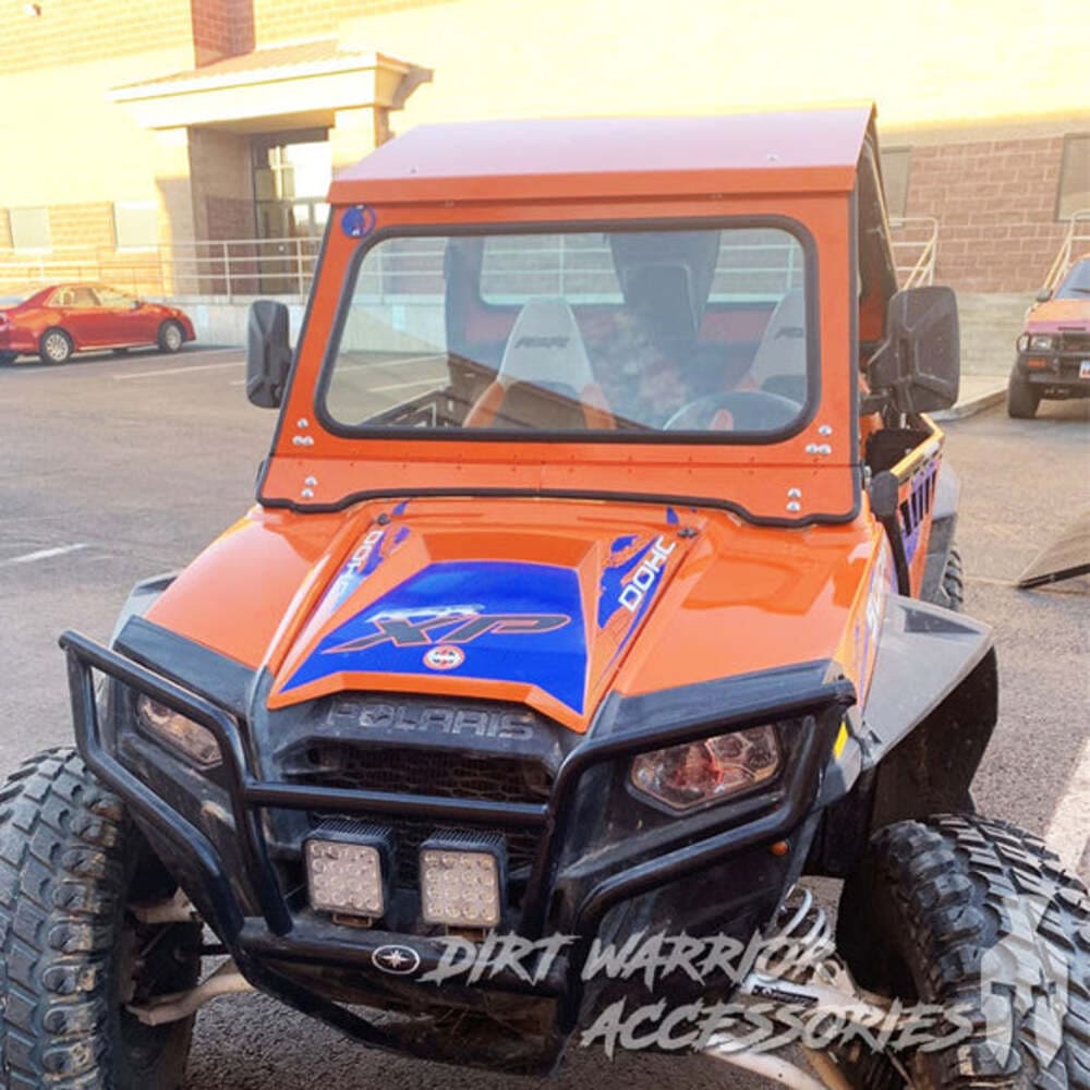 Dirt Warrior '11-'13 Polaris RZR XP 900 Front Windshield - Image 2