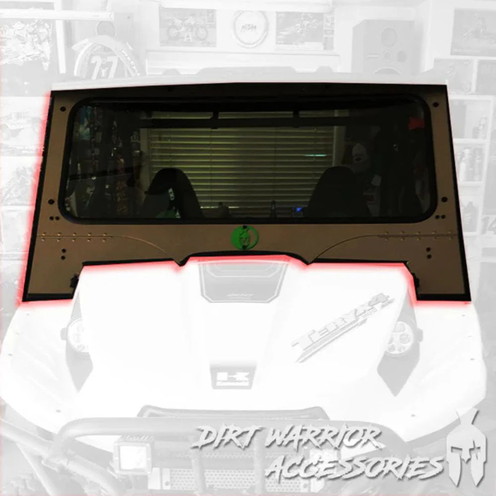 Dirt Warrior '12-'15 Kawasaki Teryx 800 Front Windshield - Image 4