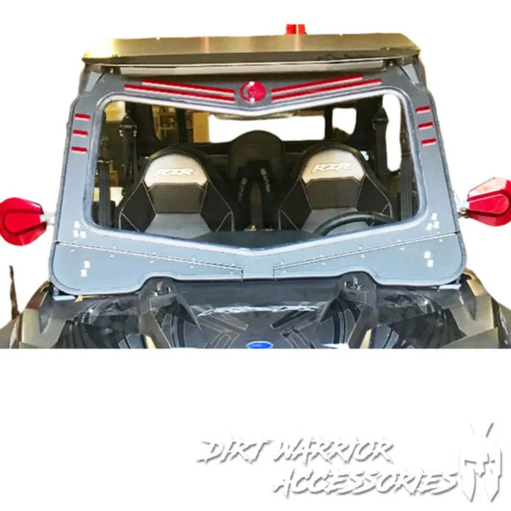 Dirt Warrior '14-'18 Polaris RZR XP 1000 Front Windshield - Image 5