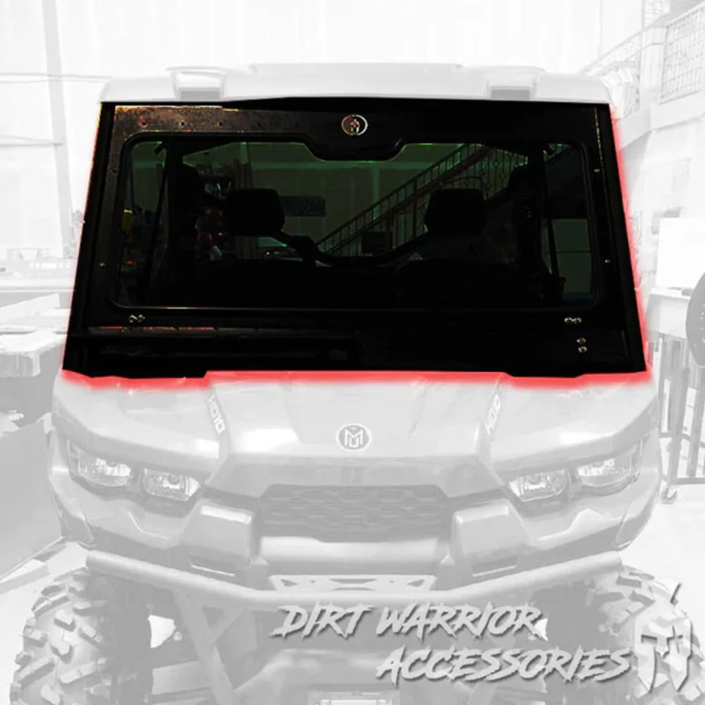 Dirt Warrior '15+ Can-Am Defender Front Windshield - Image 4