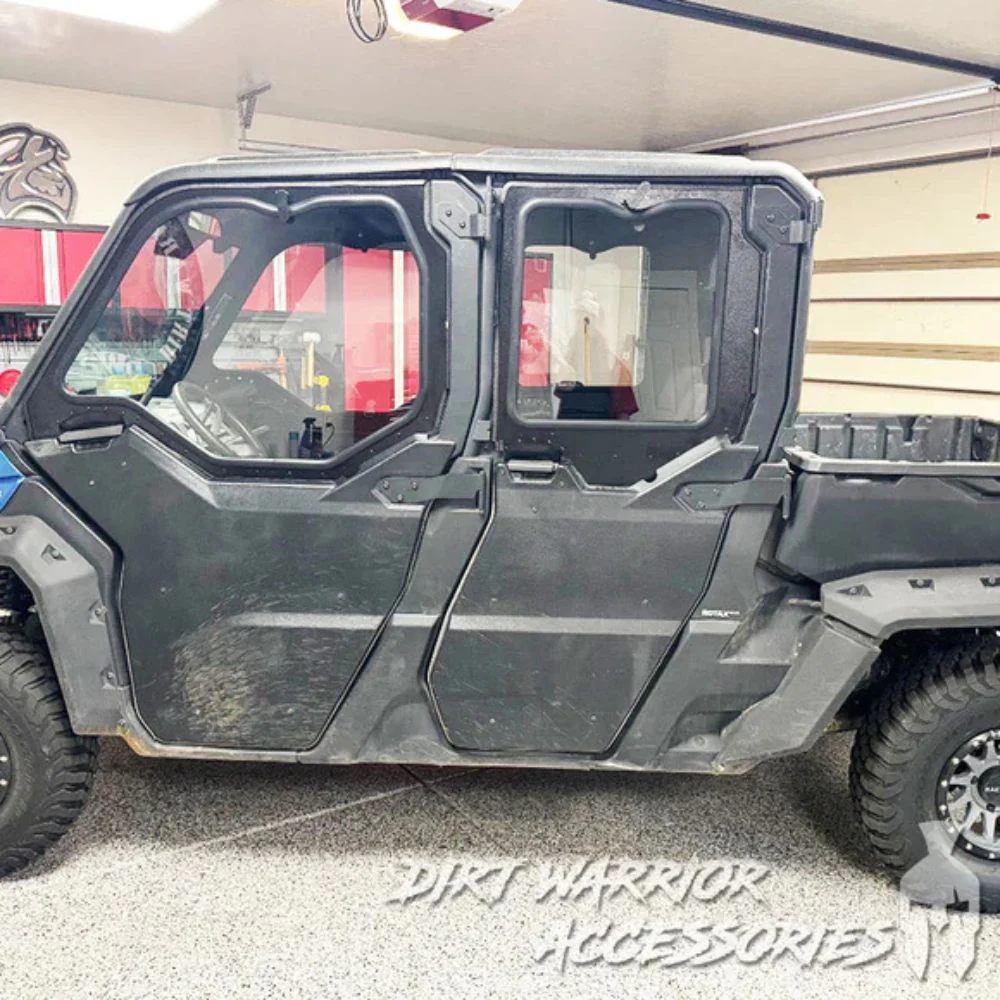 Dirt Warrior '16+ Can-Am Defender 4-Seat Cab Enclosure Upper Side Doors & Panels - Image 2