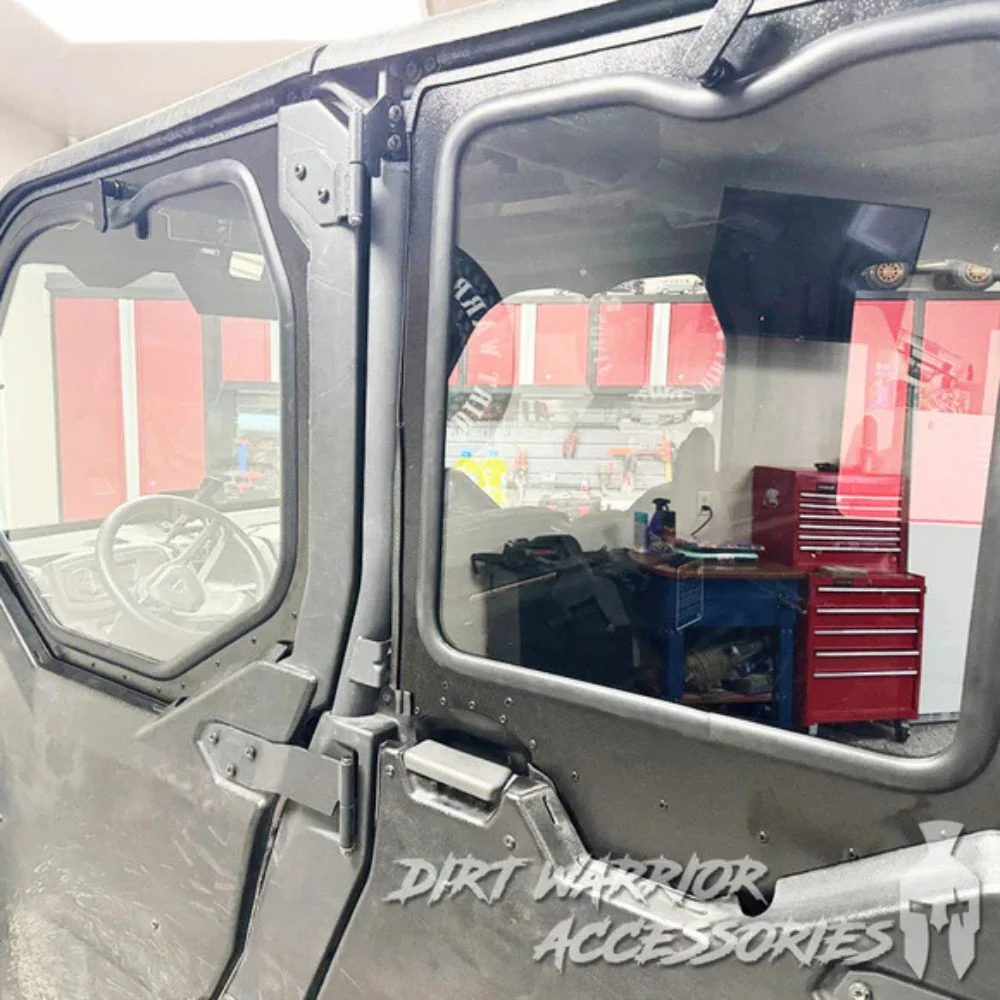 Dirt Warrior '16+ Can-Am Defender 4-Seat Cab Enclosure Upper Side Doors & Panels - Image 6