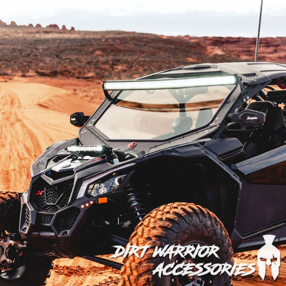 Dirt Warrior '16+ Can-Am Maverick X3 Front Windshield - Image 2