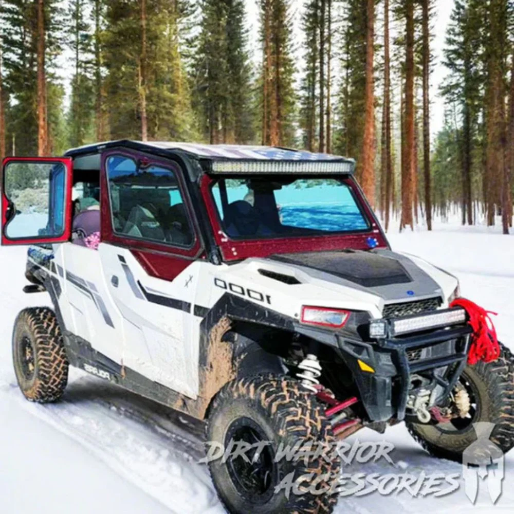 Dirt Warrior '16+ Polaris General 4 Seat Cab Enclosure Upper Side Doors & Panels - Image 17
