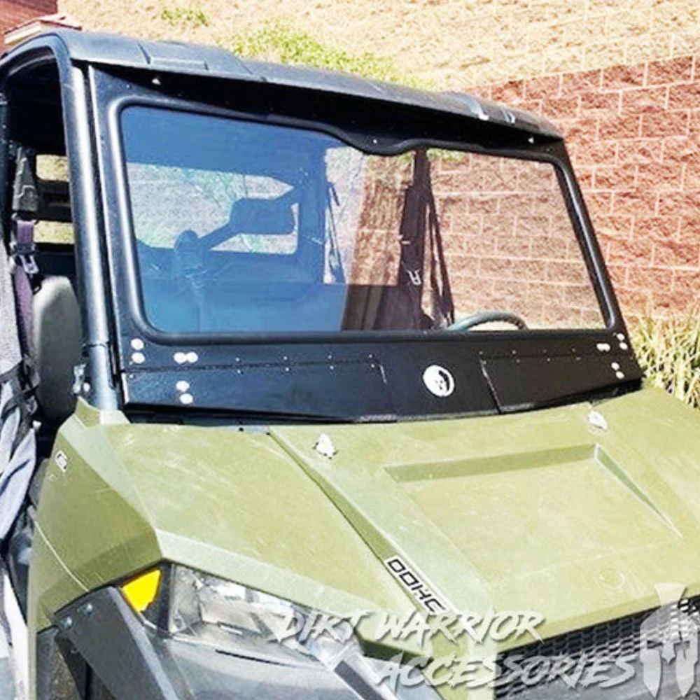 Dirt Warrior '17+ Polaris Ranger XP 1000 Front Windshield - Image 3
