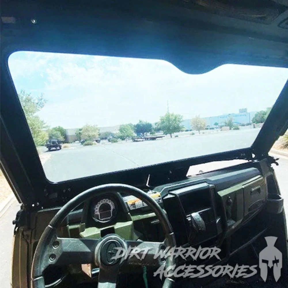 Dirt Warrior '17+ Polaris Ranger XP 1000 Front Windshield - Image 4
