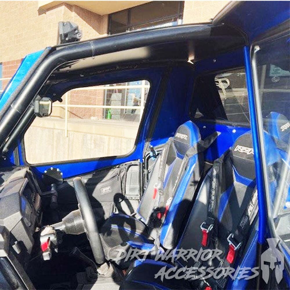 Dirt Warrior '18-'21 Polaris RZR Turbo S 2-Seat Cab Enclosure Upper Side Doors & Panels - Image 5