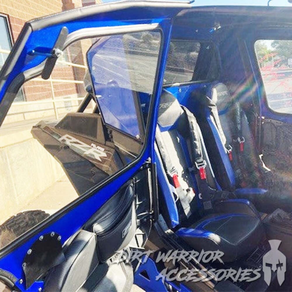 Dirt Warrior '18-'21 Polaris RZR Turbo S 2-Seat Cab Enclosure Upper Side Doors & Panels - Image 6