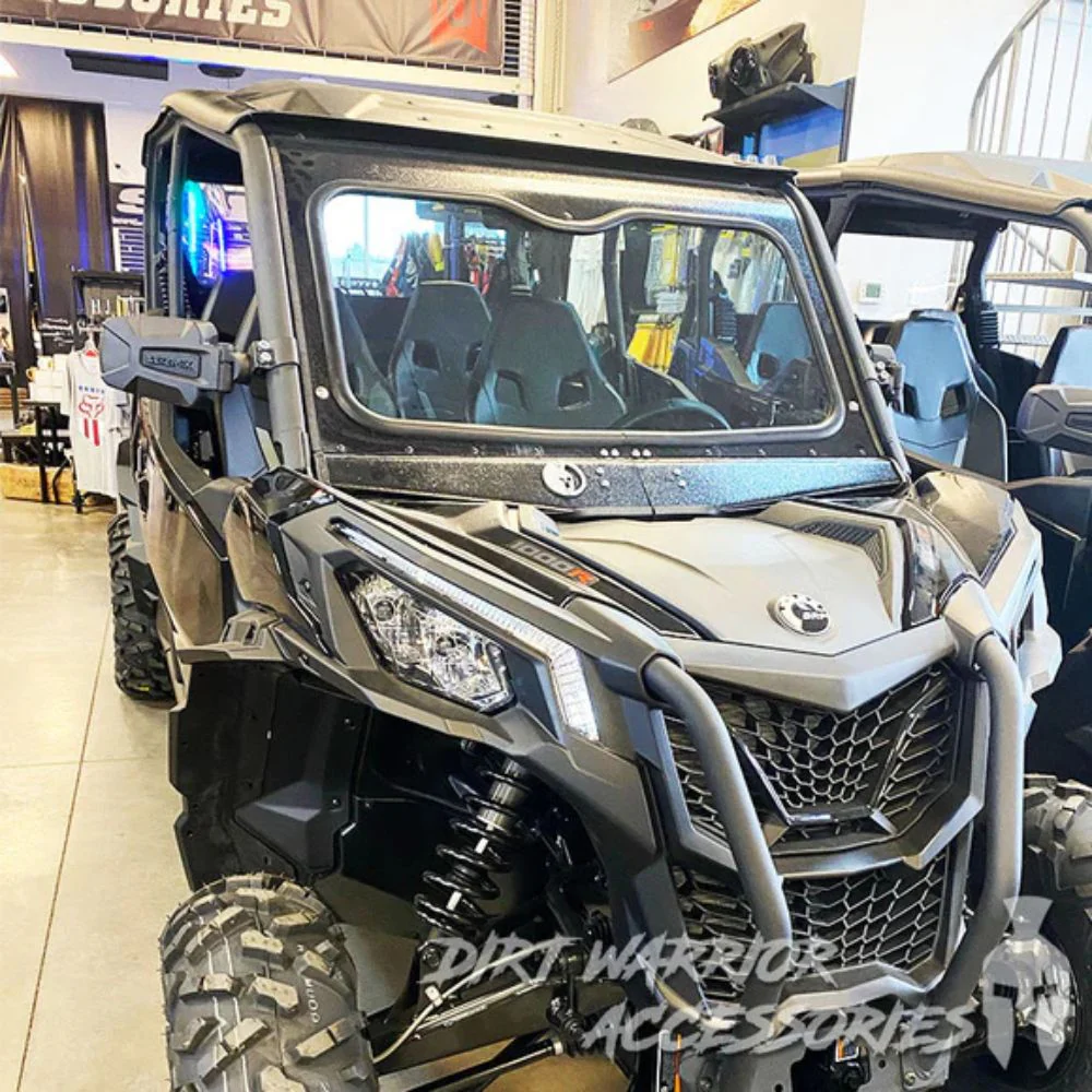 Dirt Warrior '18+ Can-Am Maverick Sport Front Windshield - Image 8