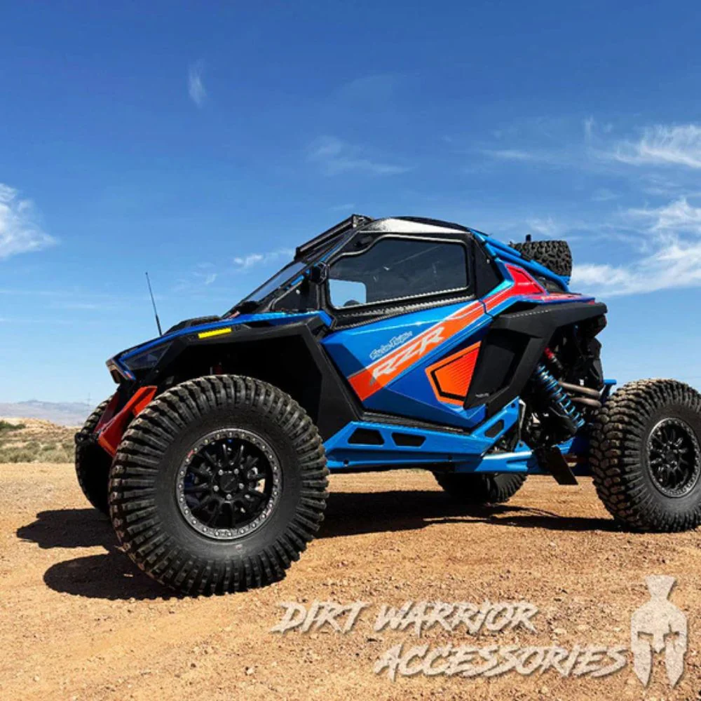 Dirt Warrior '22-'24 Polaris RZR Pro R 2-Seat Cab Enclosure Upper Side Doors & Panels - Image 4
