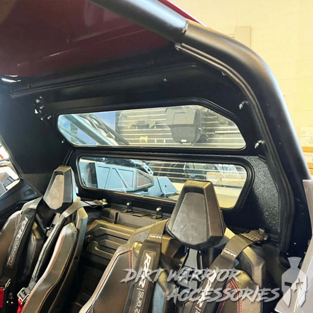 Dirt Warrior '22-'24 Polaris RZR Pro R Rear Windshield - Image 2