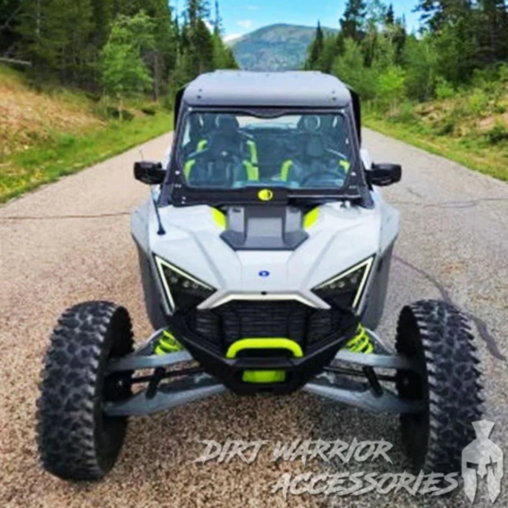 Dirt Warrior '22-'24 Polaris RZR Turbo R Front Windshield - Image 3