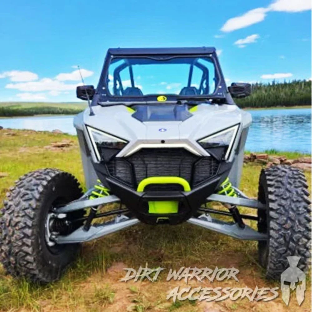 Dirt Warrior '22-'24 Polaris RZR Turbo R Front Windshield - Image 5