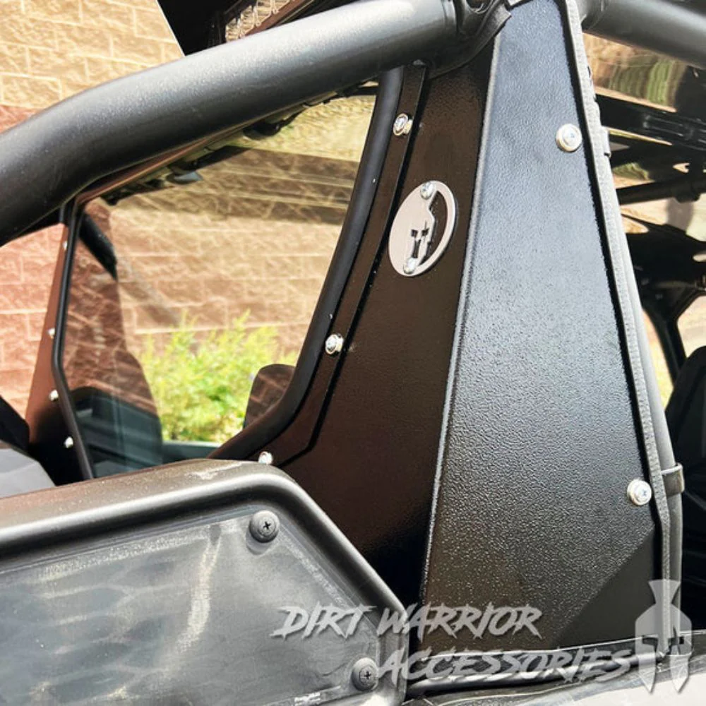 Dirt Warrior '22+ Kawasaki Teryx KRX 1000 4 Seat Rear Windshield - Image 6