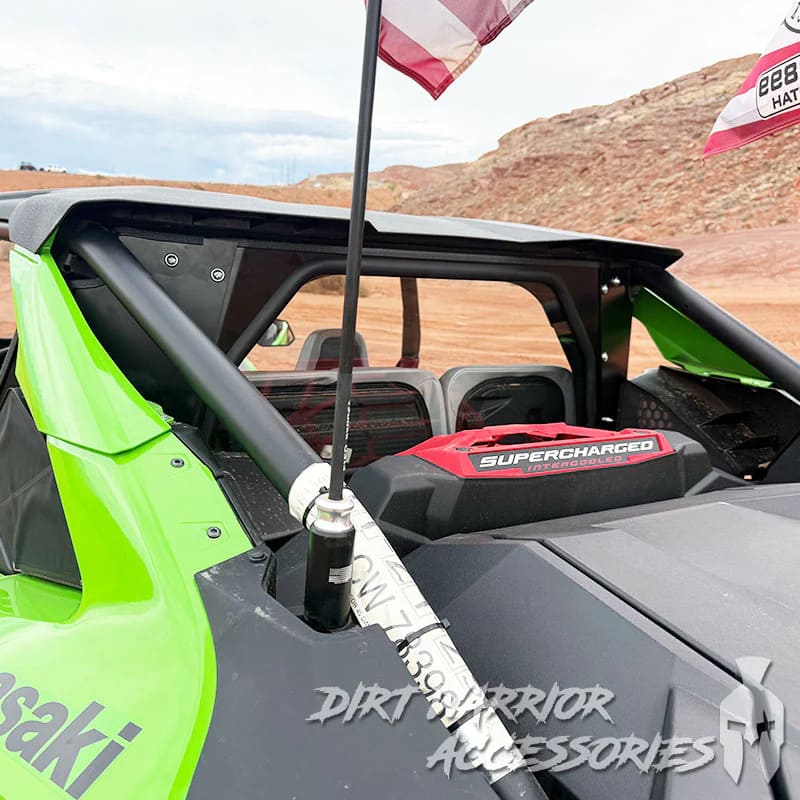 Dirt Warrior '25+ Kawasaki Teryx H2 Rear Windshield - Image 3