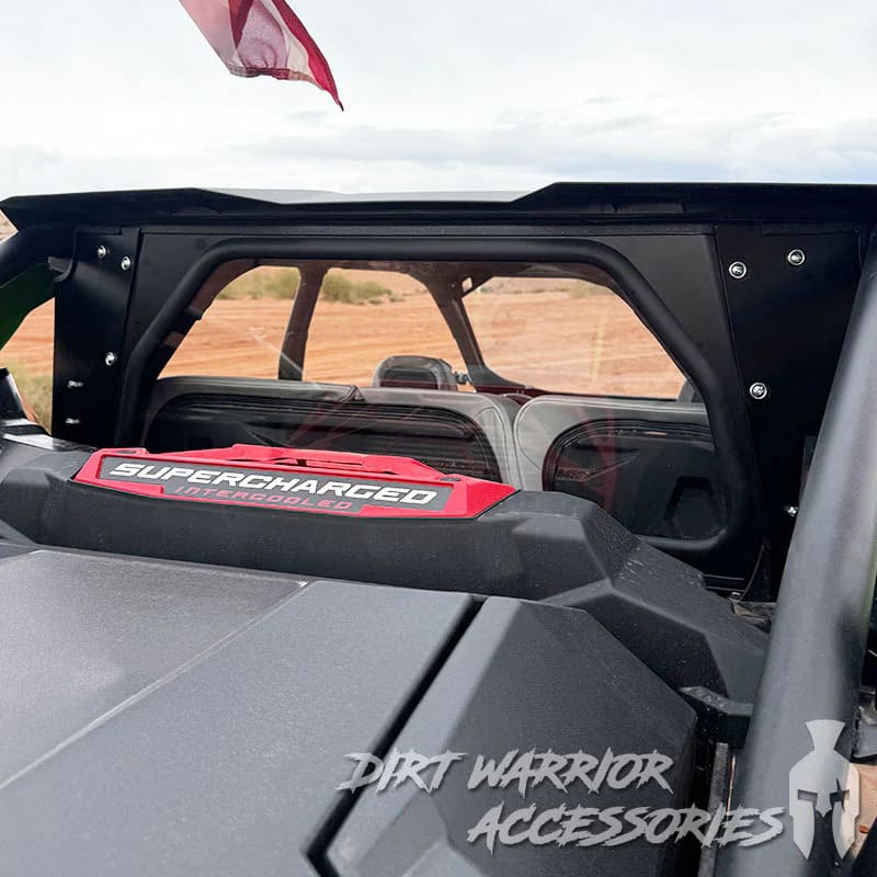 Dirt Warrior '25+ Kawasaki Teryx H2 Rear Windshield - Image 4