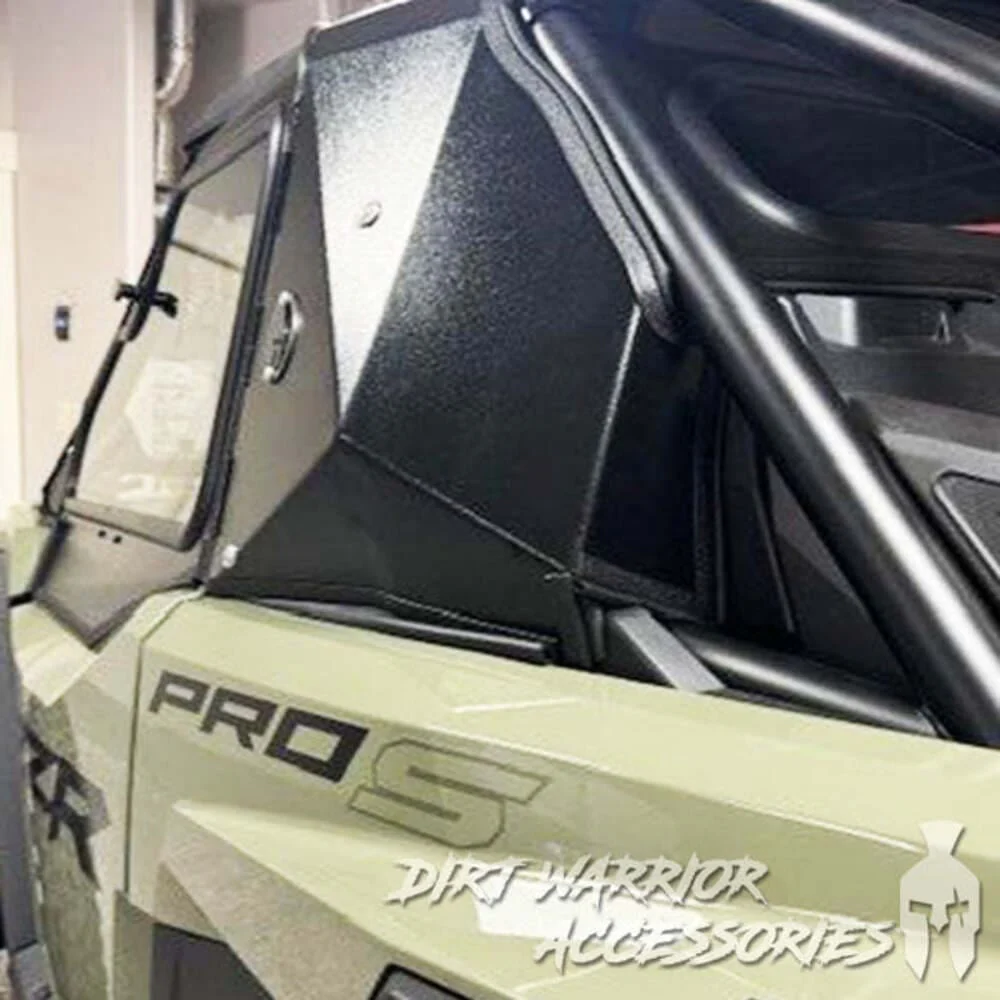Dirt Warrior '25+ Polaris RZR Pro S 2-Seat Cab Enclosure Upper Side Doors & Panels - Image 6
