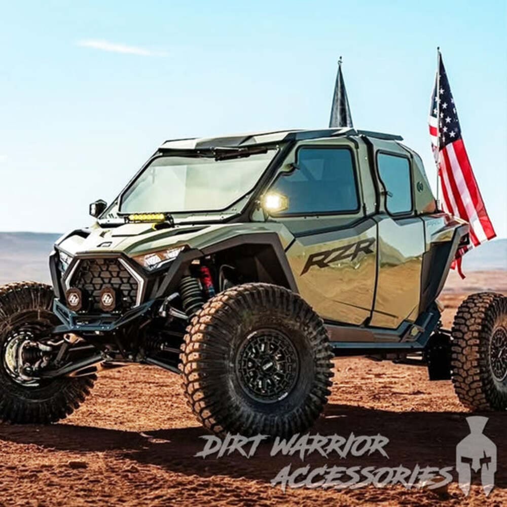Dirt Warrior '25+ Polaris RZR Pro XP 4-Seat Cab Enclosure Upper Side Doors & Panels - Image 4