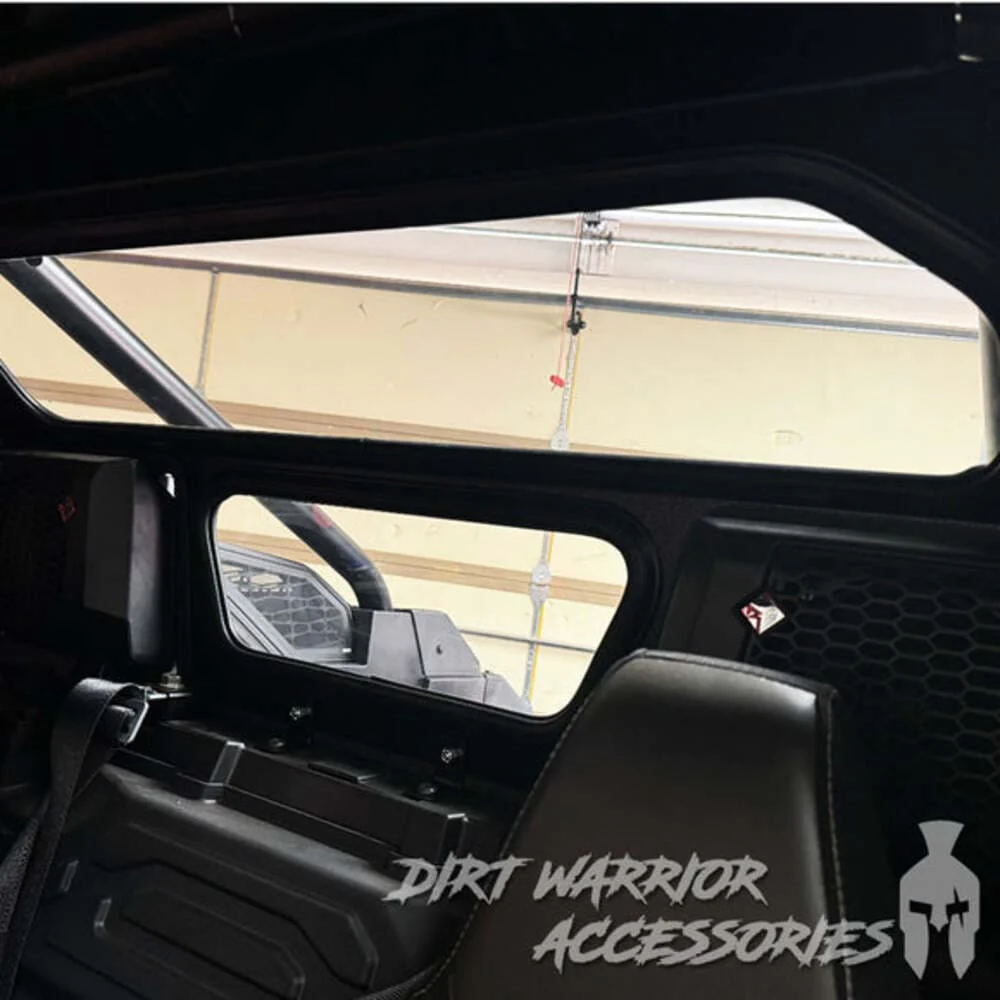 Dirt Warrior '25+ Polaris RZR Pro XP Rear Windshield w/ Rockford Fosgate System - Image 4