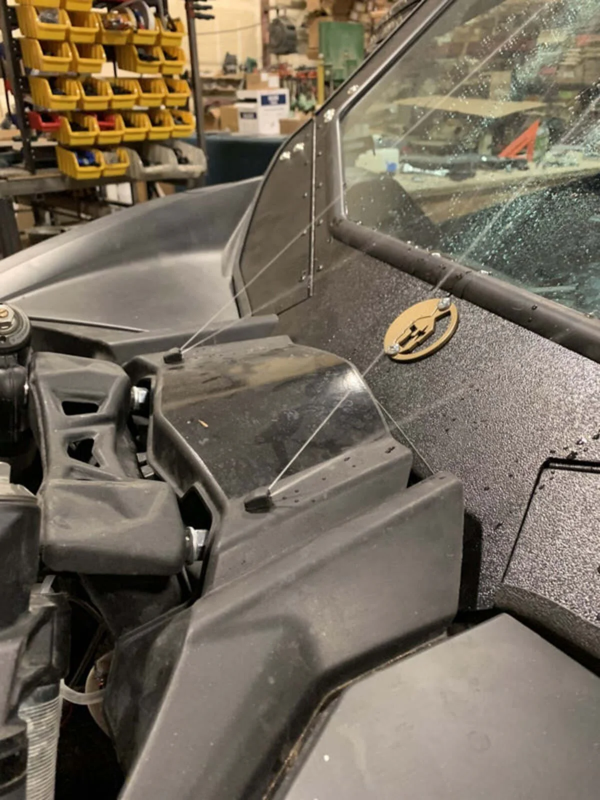 Dirt Warrior Accessories 16+ Can-Am Maverick X3 Electric Windshield Wiper Kit - Image 4