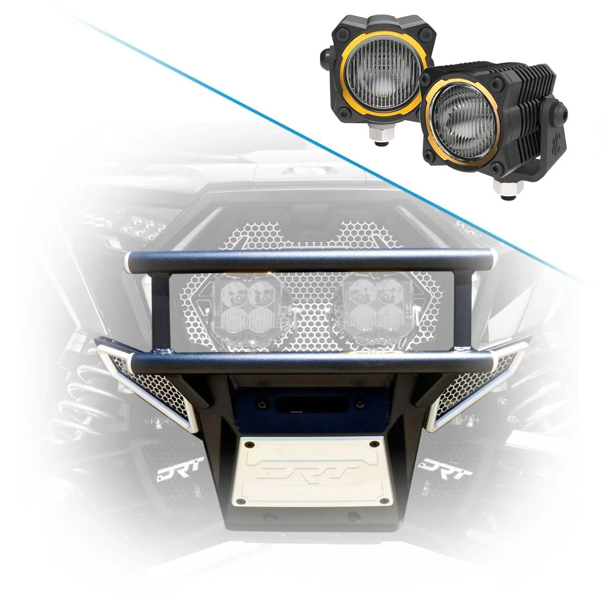 DRT Motorsports '22+ Polaris RZR Pro R /Pro S/Turbo R Desert Runner Winch Bumper - Image 12