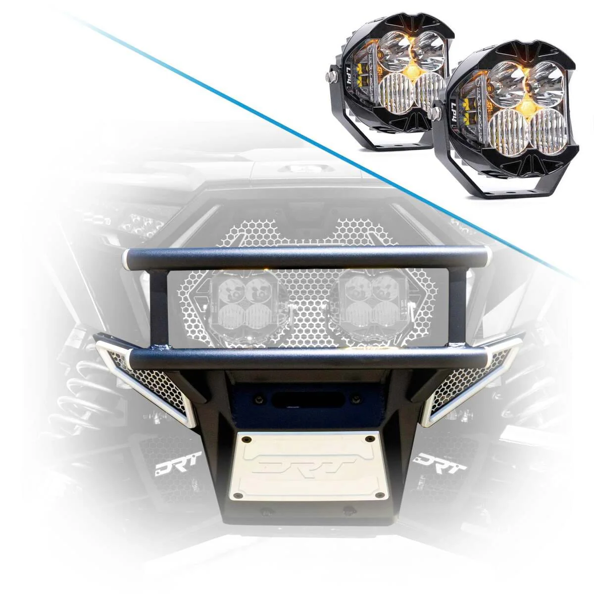 DRT Motorsports '22+ Polaris RZR Pro R /Pro S/Turbo R Desert Runner Winch Bumper - Image 3