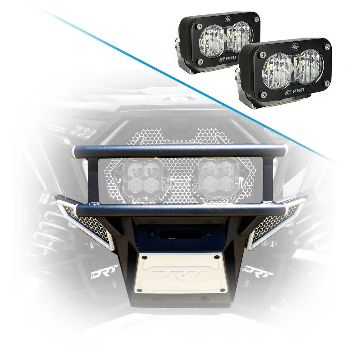 DRT Motorsports '22+ Polaris RZR Pro R /Pro S/Turbo R Desert Runner Winch Bumper - Image 5