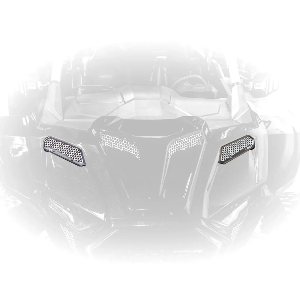 DRT Motorsports '25+ Polaris RZR Pro XP/Pro S /Pro R Billet Aluminum Front Fender Intake Mesh Kit