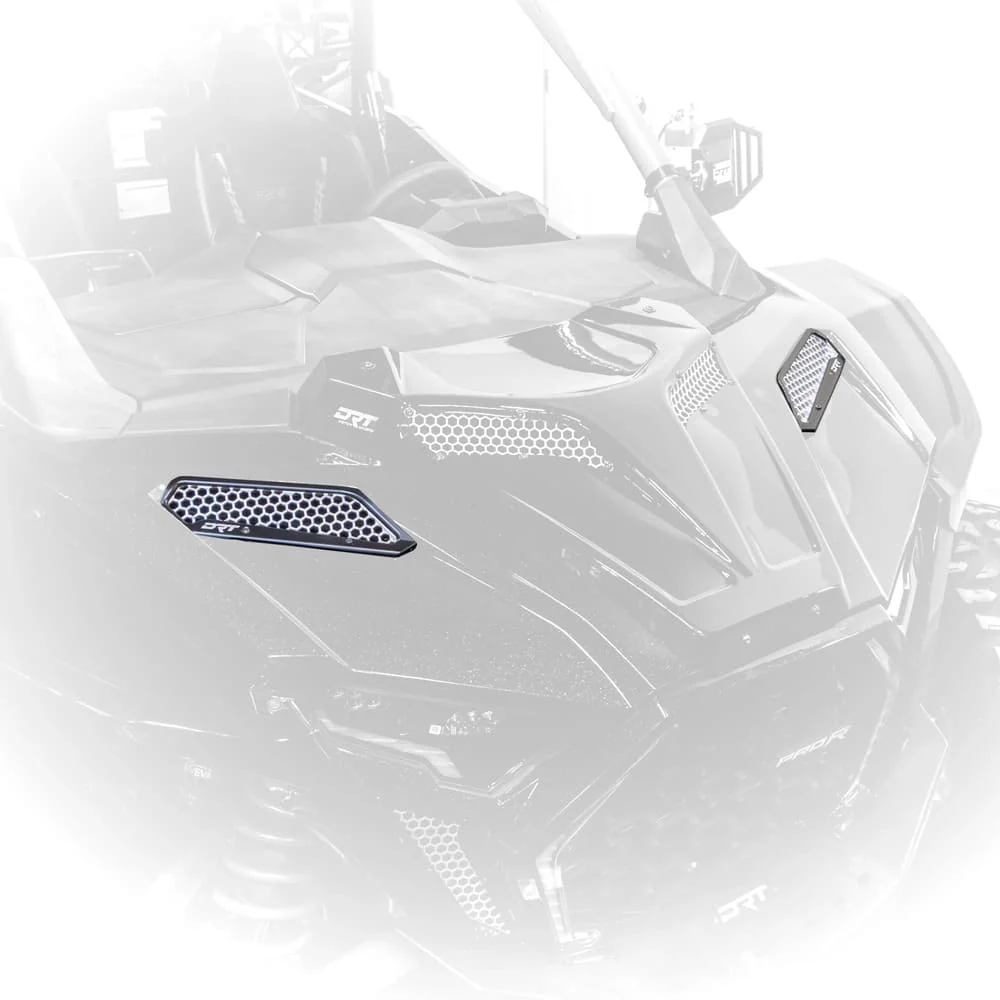 DRT Motorsports '25+ Polaris RZR Pro XP/Pro S /Pro R Billet Aluminum Front Fender Intake Mesh Kit - Image 2