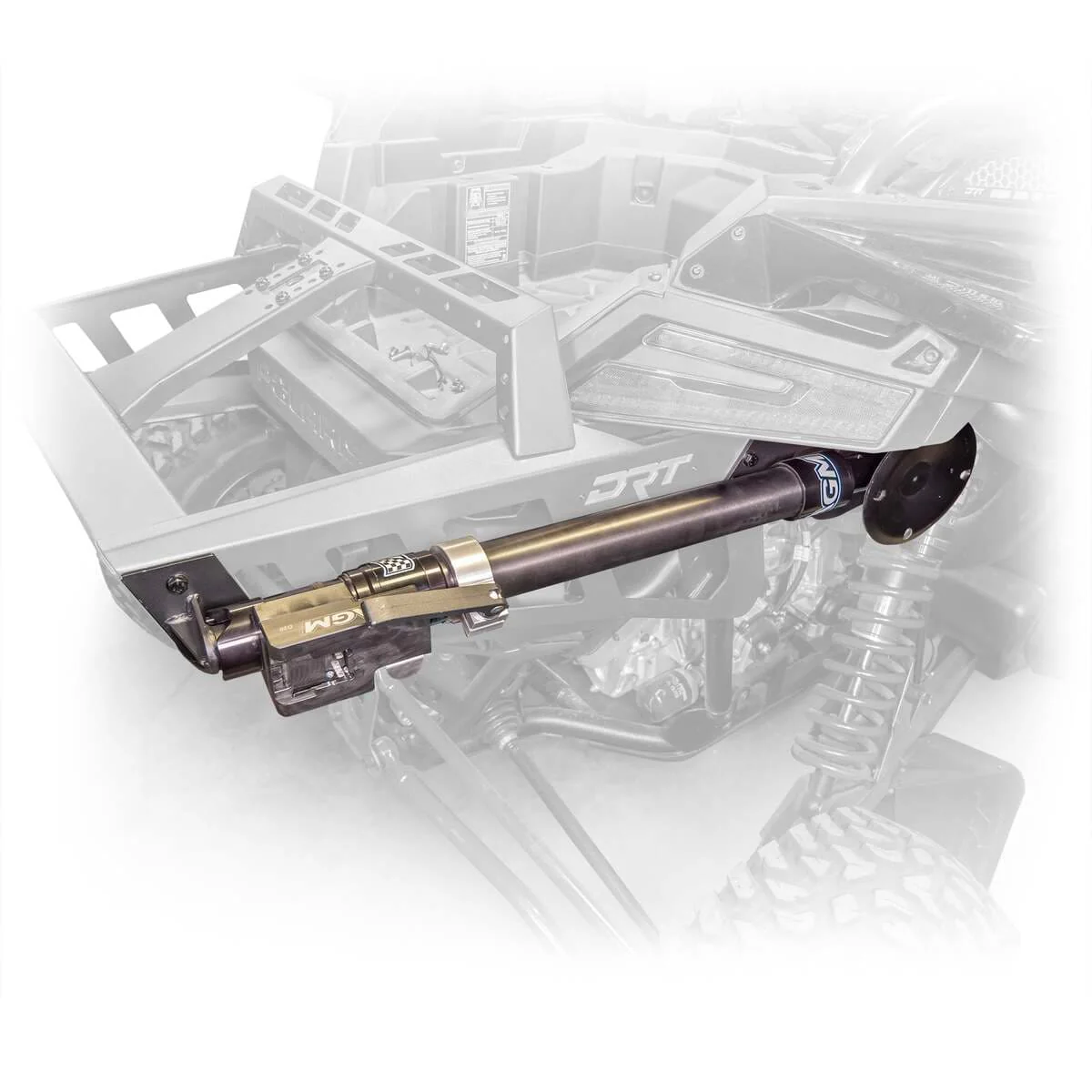 DRT Polaris Pro R Desert Runner Fixed Tire Carrier AGM Electric Jack Holder Kit - Image 3
