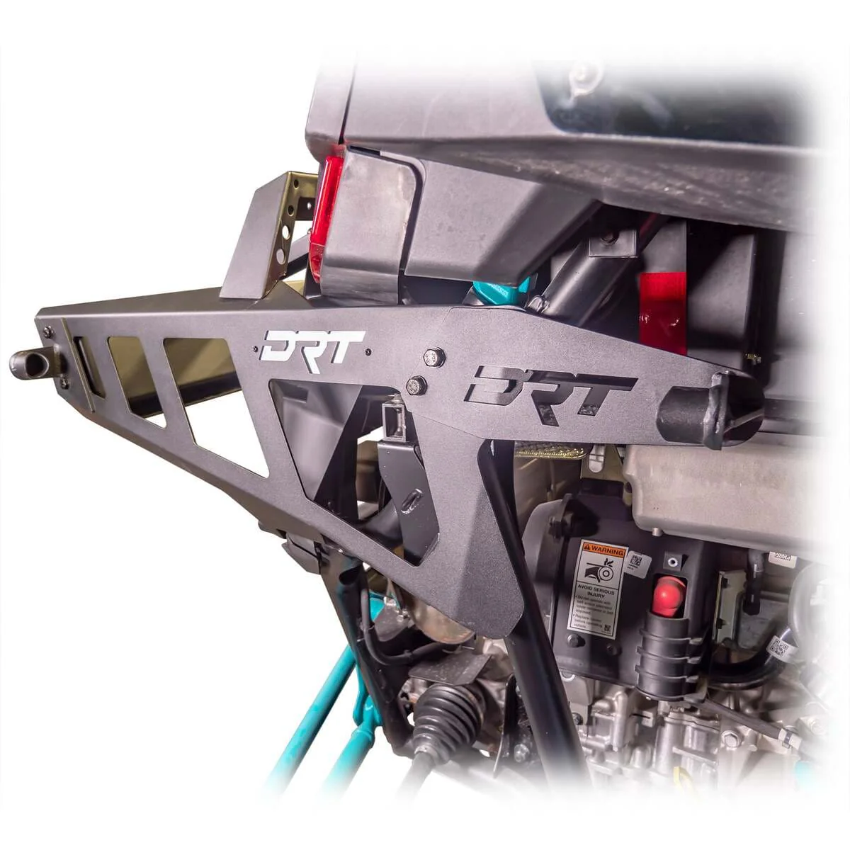 DRT Polaris Pro R Desert Runner Fixed Tire Carrier AGM Electric Jack Holder Kit - Image 4