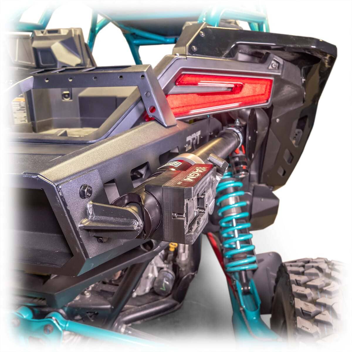 DRT Polaris Pro R Desert Runner Fixed Tire Carrier AGM Electric Jack Holder Kit - Image 7