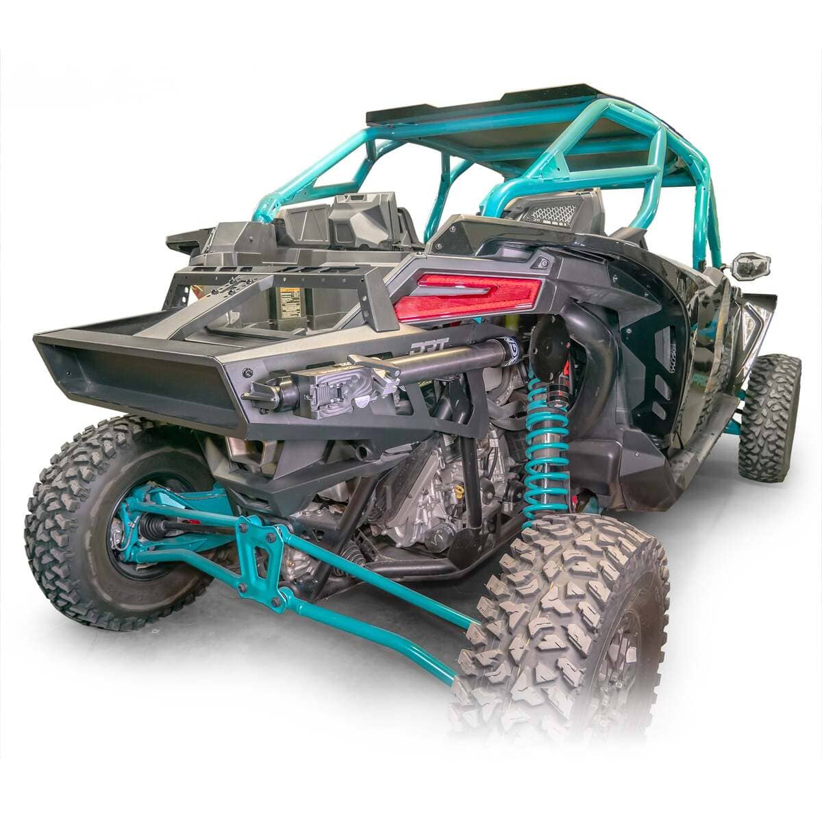 DRT Polaris Pro R Desert Runner Fixed Tire Carrier AGM Electric Jack Holder Kit - Image 8