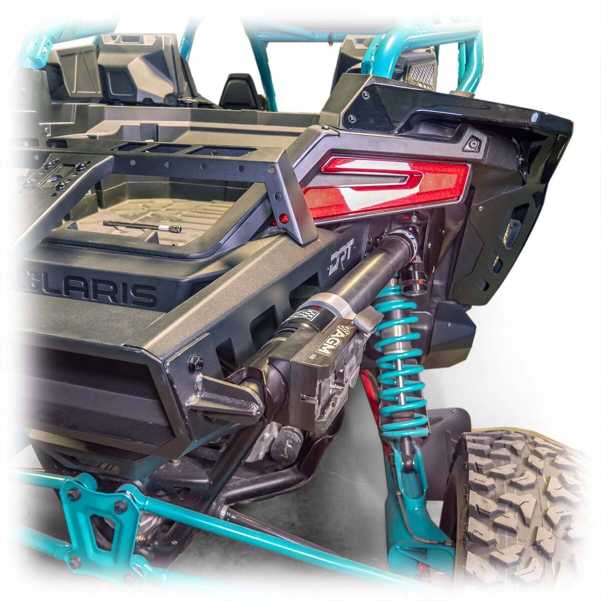 DRT Polaris Pro R Desert Runner Fixed Tire Carrier AGM Electric Jack Holder Kit - Image 9