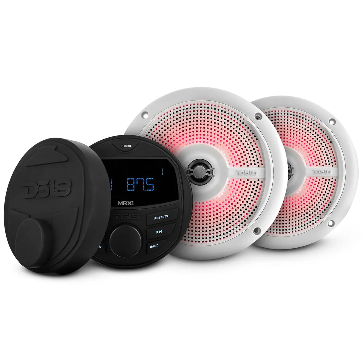 DS18 MRX1 Head Unit & 6.5" Marine Speaker Package - Image 6