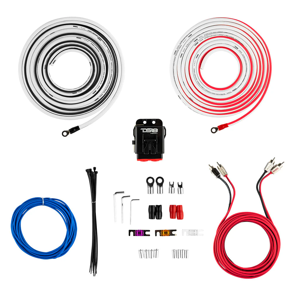 DS18 Marine Tinned OFC 4-GA Amplifier Installation Kit - Image 2
