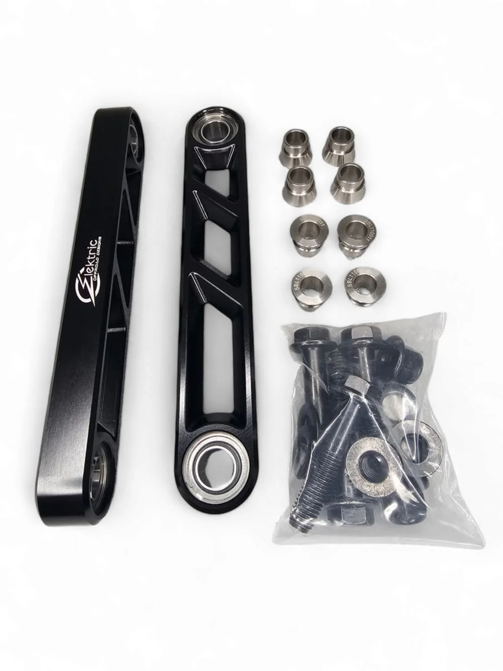 Elektric Offroad '17+ Can-Am Maverick X3 Volt Rear Sway Bar Links - Black - Image 2