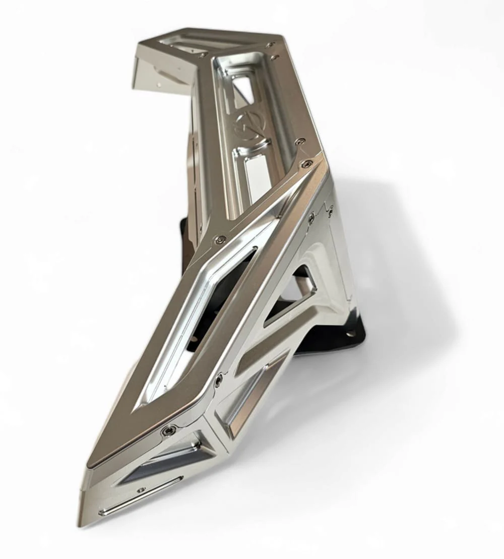Elektric Offroad '22-'25 Polaris RZR Pro R Machined Billet Front Winch Bumper - Clear Anodize - Image 10