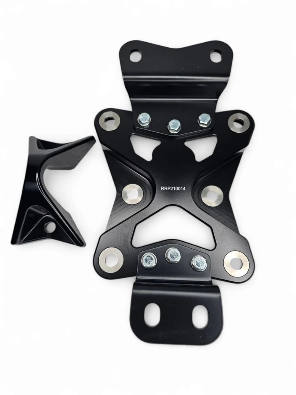 Elektric Offroad '22+ Can-Am Maverick X3 10 Bolt Radius Rod Plate w/ Pull Hook - Black - Image 6