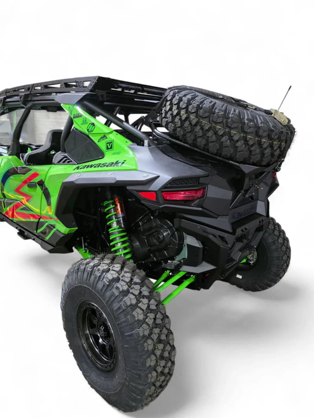 Elektric Offroad '26+ Kawasaki Teryx H2 Volt Baja Tire Rack - Image 3