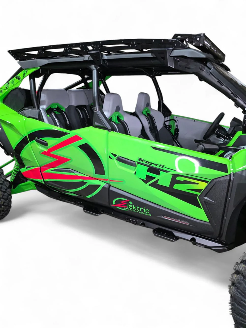 Elektric Offroad '26+ Kawasaki Teryx H2 Volt Rock Steps - Image 3
