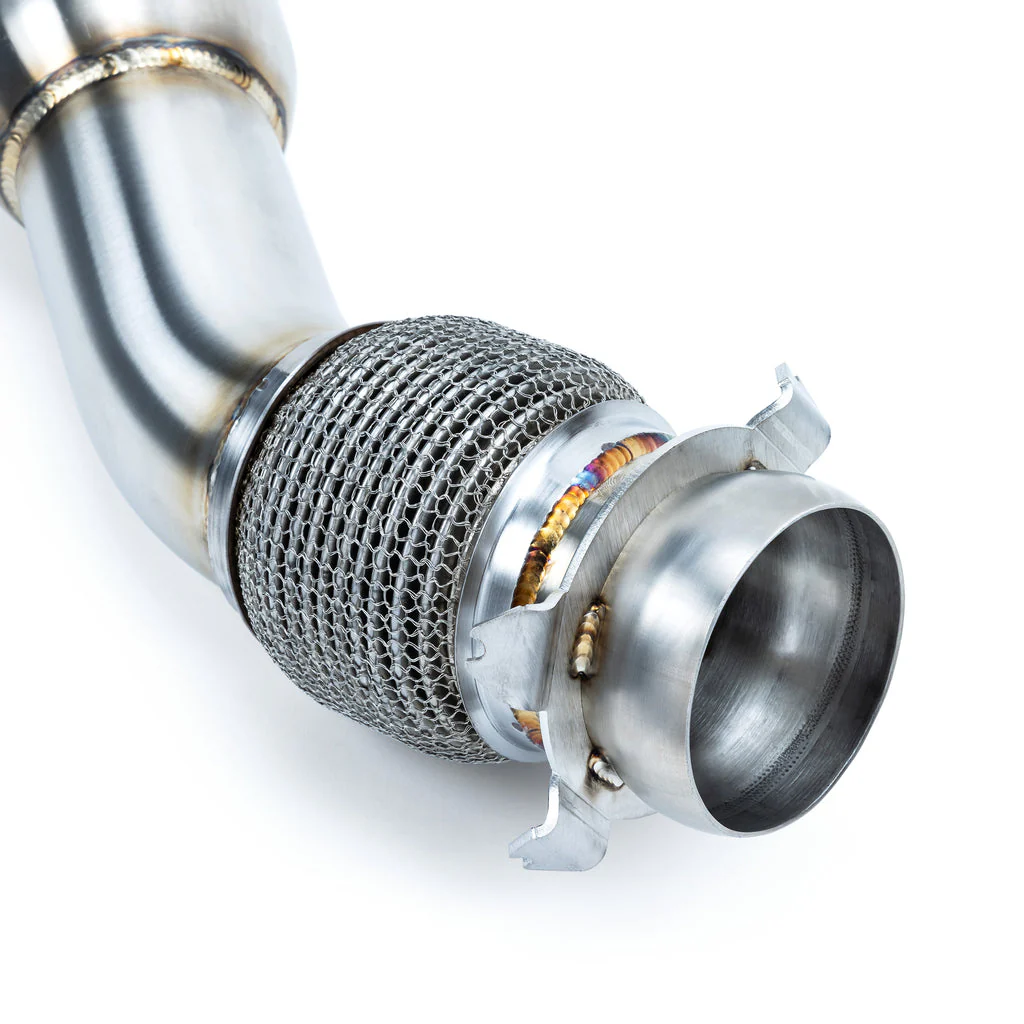 EVO Can-Am Maverick R 3 Inch Down Pipe w/ Bullet Muffler - Image 8