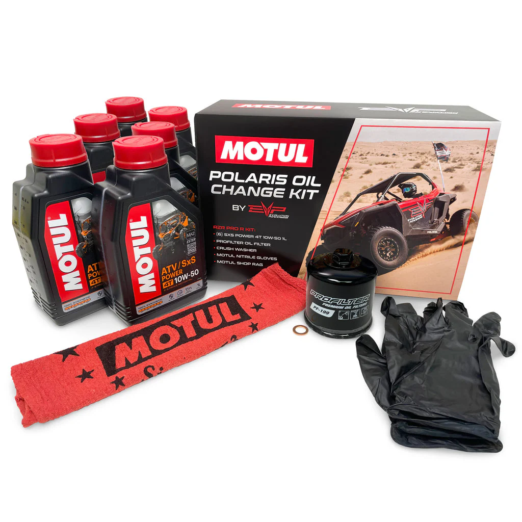 EVO Polaris RZR Pro R Motul Oil Change Kits - Image 2