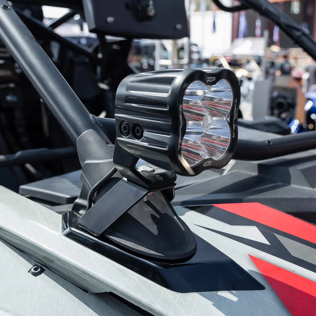 EVO Polaris RZR Pro R & Turbo R A-Pillar Light Brackets - Set of 2 - Image 2