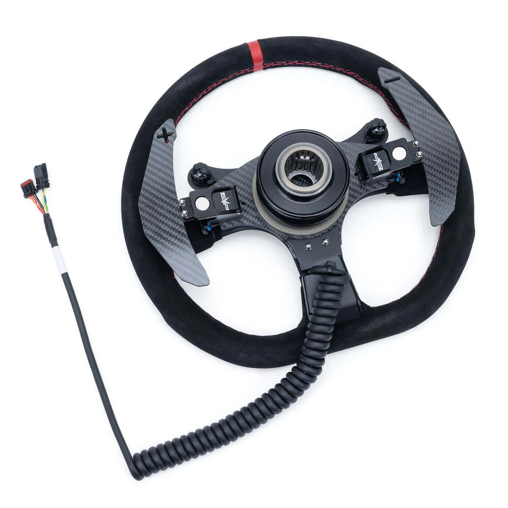 EVO Can-Am Maverick R MOde Race Steering Wheel With PTT or Launch Control Buttons - Image 10